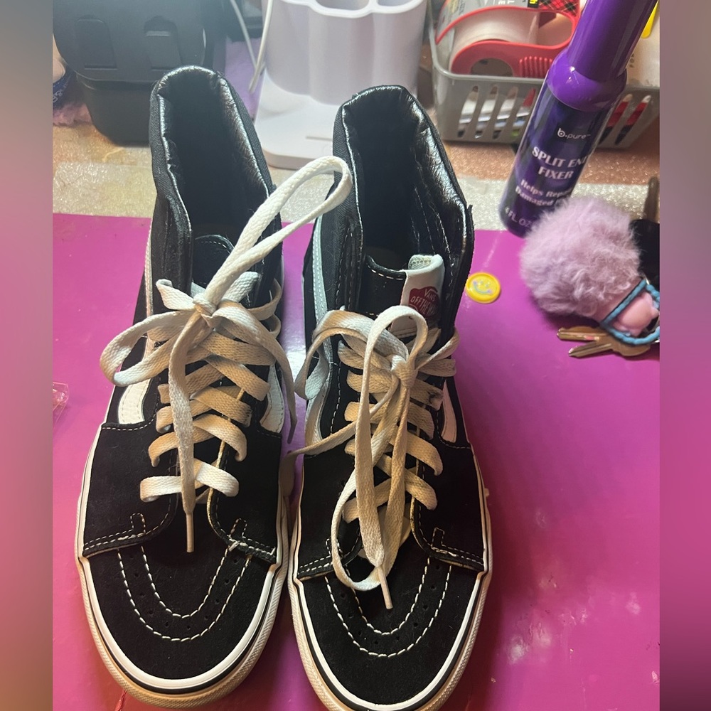 Vans Black and White High-Tops